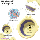 Multipurpose Baby Essential Wash Basin for Baby (Bee Yellow)